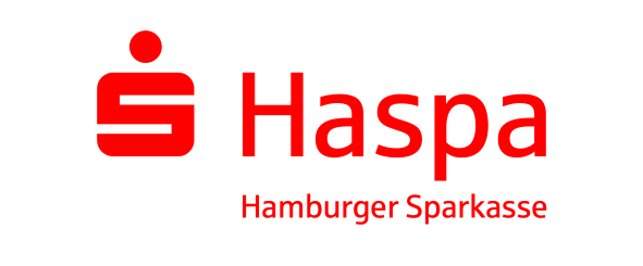 B2 Logo Kooperationspartner – Haspa-Logo_2024 Logo von der Haspa, Hamburger Sparkasse